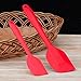 Rubber Spatula Silicone Spatulas Heat Resistant with Stainless Steel Core Spatulas for Cooking Baking Nonstick Kitchen Spatula Utensils Red Spatula Set of 4
