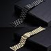 Watch Band, ANGGO Stainless Steel iwatch Strap Replacement Wristwatch Bracelet for Apple Watch Series 3 Series 2 Series 1 All Version (42mm / Gold)
