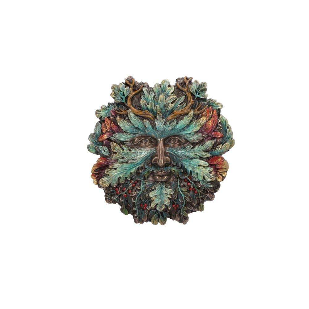 Nemesis Now Winter Solstice Wall Plaque, Green, 13cm