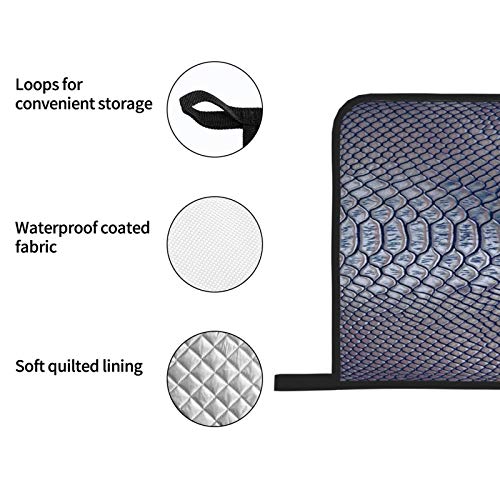 Juego de Manoplas y Porta ollas para Horno,Fondo de Textura de patrón de Piel de Serpiente de Cejas,Guantes y… Juego de Manoplas y Porta ollas para Horno,Fondo de Textura de patrón de Piel de Serpiente de Cejas,Guantes y… - Imagen 7