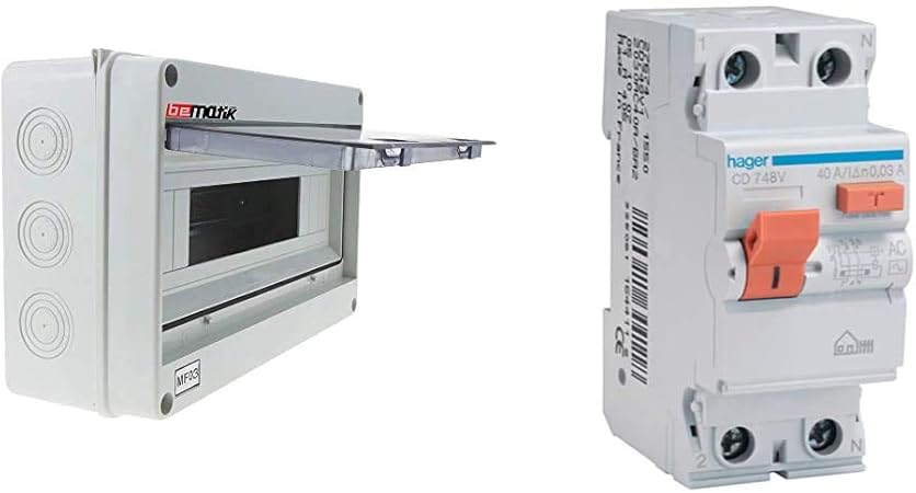 BeMatik - Caja de distribución eléctrica SPN 12M IP65 de ...