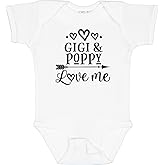inktastic Gigi and Poppy Love Me Baby Bodysuit