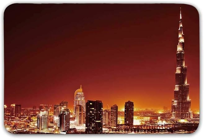 Kinhevao Tapis De Porte Dentrée Paysage Arabe Dubai