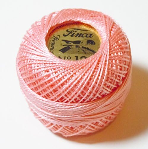 Presencia Finca Pearl Cotton Ball Size 12 - 5 grams #1474 Light Coral