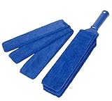 Interthing Blind Duster Microfiber Shutters Cleaner with Two SLEEVES Washable Large Size