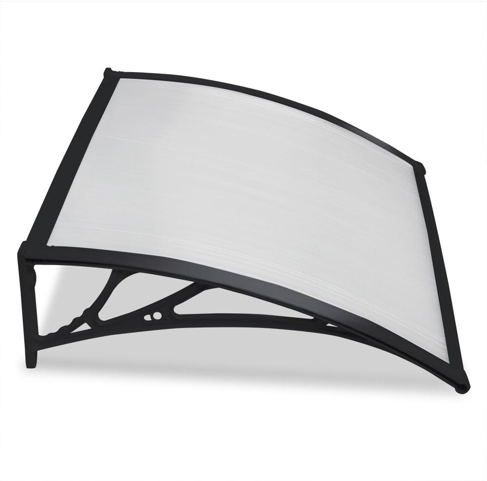 Yaheetech Easy Fit Door Canopy 120 x 75cm Outdoor Garden Door Canopy