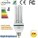 OUYIDE 150 Watt Equivalent, LED Corn Light Bulb e26/e27 Medium Base 5000K Daylight, Non-Dimmable, 16-Watt UL Listed