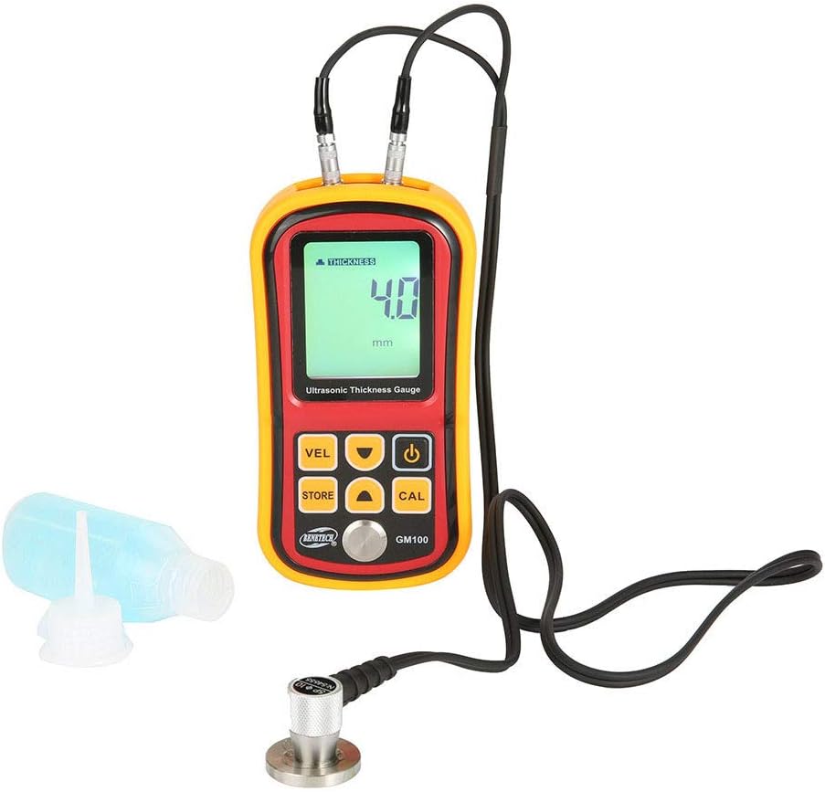 GM100 Digital Ultrasonic Thickness Gauge Tester Meter (Without Storage ...