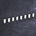 [8 Pack] Self Adhesive Hook, Cozime Bathroom 3M Self Adhesive Hook Bathroom 3M Self Adhesive Hook for Towel and Robe, Brushed Stainless Steel, No Drilling Holes, Brushed Stainless Steel, Heavy Duty