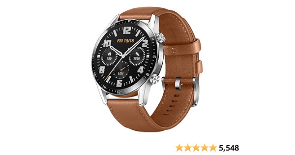 Huawei Watch GT 2 2019 Bluetooth SmartWatch, Longer Lasting 2 Weeks Battery  Life, Waterproof, Compatible with iPhone and Android, 46mm (Pebble Brown):  Smartwatches: Amazon.com.au