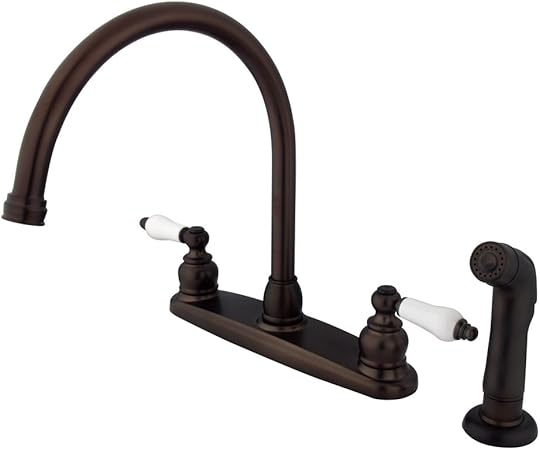 Kingston Brass Kb725sp Victorian Gooseneck Kitchen Faucet With