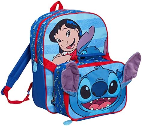 Lilo and Stitch Backpack with Lunch Bag for Kids School Bag 2 Piece ...