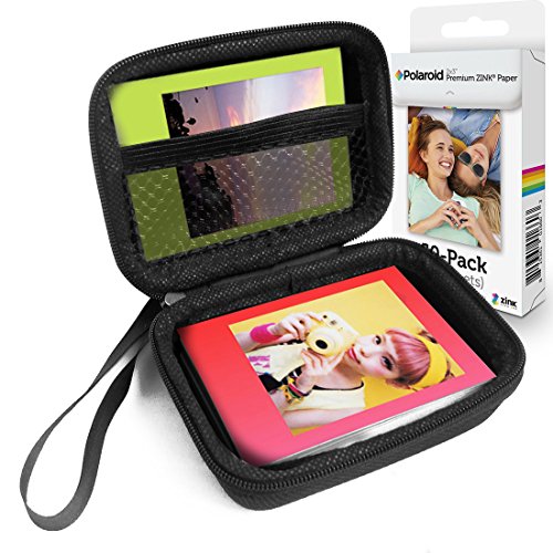 FitSand Hard Case for Polaroid 2x3 inch Premium ZINK Photo Paper Travel Zipper Carry EVA Best Protection Box