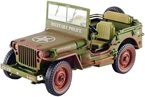 Triple 9 t9-1800142b – Dirty Version – Jeep Willys US Army 1944 – 1: 18 Scale – Army Green