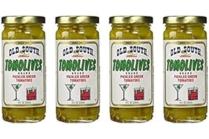 Old South Tomolives Pickled Green Tomatoes 8 Oz Jar (4 Pack)