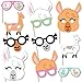 Big Dot of Happiness Whole Llama Fun Glasses & Masks - Paper Card Stock Llama Fiesta Baby Shower or Birthday Party Photo Booth Props Kit - 10 Count