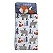 Lambs & Ivy Little Explorer Nap Mat, Blue/Gray/Orange