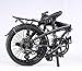 KESPOR Venture Folding Bike Commuter, Rear Rack, Folding 16 Speed Bike City Aluminum, Disc Brake, 20-Inch Wheels (Black)thumb 1