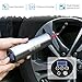 GHB Electric Pump Air Compressor Rechargeable Pneumatic Inflator for Tire Pressure Monitor Silver