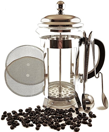 Classic french press coffee, expresso & tea maker c…
