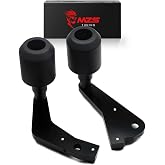 MZS Motorcycle Frame Sliders Aluminum for CBR600RR 2013-2017 | Black No Cut Wheel Crash Protector Guards, Bodywork Engine Fairing Stator Side Tip-over Protection, Anti-Falling Drop Pad Kit