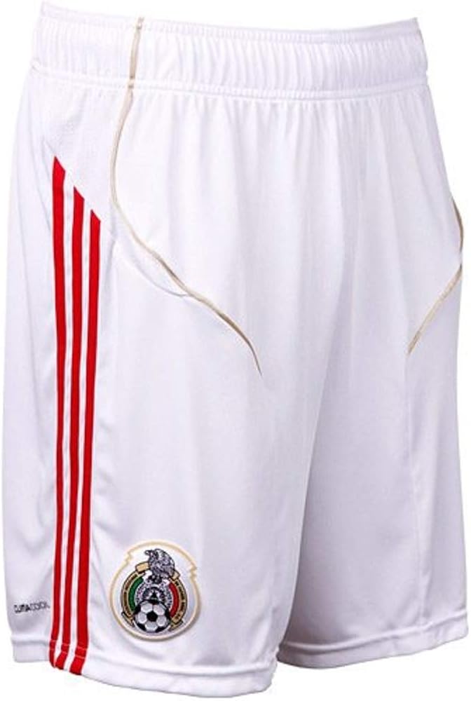 adidas World Cup Mexico White Home Soccer Shorts 11/12