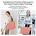Laptop-Bag-for-Women-15.6 Inch Computer Shoulder Bag Lightweight Business Work-Tote Bag with Water Resistant by EyeSun 2020Pink
