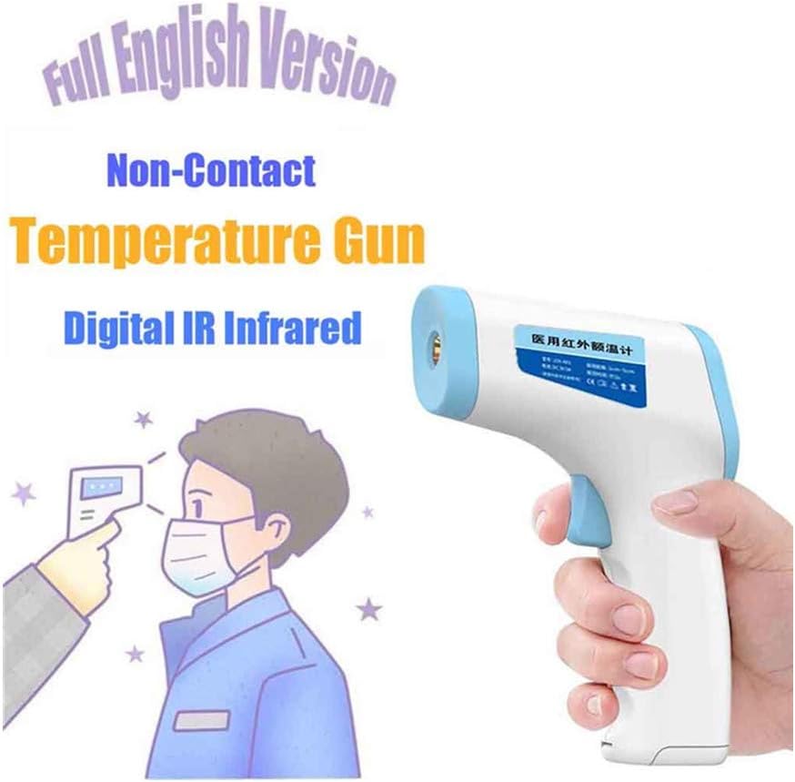 SoundJA Forehead Thermometer Digital Infrared Body Temporal Thermometer, Contactless Handheld Temperature Detector Infrared Human Medical Thermometer for Babies, Infants, Children, Adults (Blue)