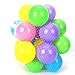 Qiyun 50 Pcs Colorful Soft Plastic Ocean Fun Balls Baby Kids Tent Swim Pit Toys Game Gift 2.76` (random colors)