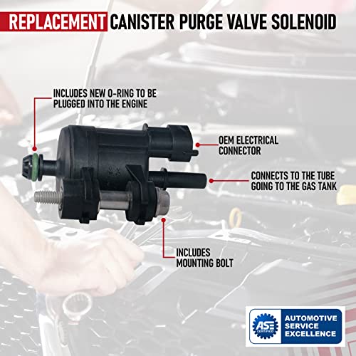 Vapor Canister Purge Valve Solenoid Replaces 12610560, 911082