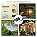 Outdoor Smart Plug, Outside WIFI Plug, Wireless Remote Control Outlet, Compatible with Alexa Google Home, Timer, IP55 Weatherproof Sockets