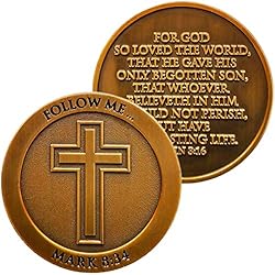 John 3:16 Coin, Bulk Pack of 3, for God so Loved