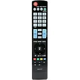 New AKB73615337 Replace Remote for LG Plasma TV 42PA4900 50PA4500 50PA450C | 50PA4510 50PA4900 50PA5500 50PA550C 50PA6500 50PA6500UA 50PA6500-UA 50PA6550 60PA5500 60PA550C 60PA6500 60PA6500UA