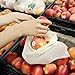 Atopsell Reusable Mesh Produce Bags BCI Cotton Premium Lightweight Washable Durable Bags Set of 10 with 3 Different Sizes for Storage Grocery Shopping 3 Small/4 Medium/3 Large