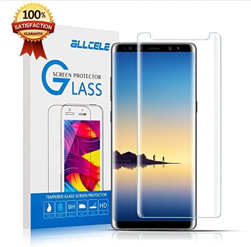 ALLCELE x239 Galaxy Note 8 Glass Screen Protector Note8 Tempered Glass Case Friendly 3D Curved Full Coverage [Easy To Install] Anti- Scratch Anti-Fingerprint Film for Samsung Galaxy Note 8 Transparent