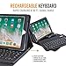 Alpatronix iPad Case with Keyboard, KX150 Leather iPad Cover w/Detachable Wireless Bluetooth Keyboard Compatible with Apple iPad Pro (10.5 inch), iPad Air 3 (10.5 inch), iPad 9/8/7 (10.2