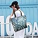 newplenty Beach Tote Bags Travel Totes Bag Shopping Zippered Tote for Women Foldable Waterproof Overnight Handbag