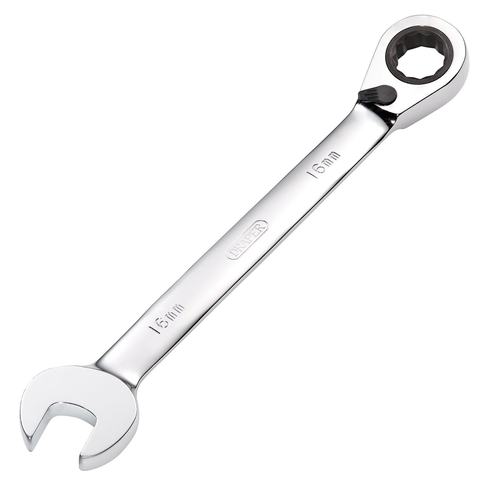 Draper 52004 Hi-Torq Metric Reversible Ratcheting Combination Spanner, 16mm