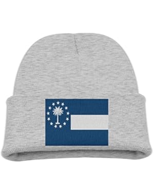 South Carolina State Flag Kid's Hats Winter Funny Soft Knit Beanie Cap children Unisex
