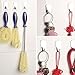 Daixers Stainless Steel Powerful Adhesive Hooks,Easy to Install - Strong & Durable 6-Hook (Max Load 4.4 pounds)
