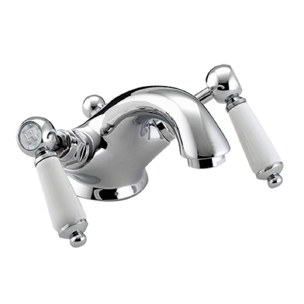Bristan Renaissance Basin Mixer with Pop-up Waste Bathroom Taps, Chrome Plated (RS2 BAS C)