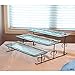 3 Tier Server - Black Tiered Serving Platter Stand & Trays - Perfect for Cake, Dessert, Shrimp, Appetizers & More