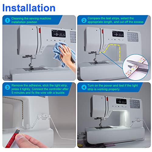 5 Sewing+Machine+19+7inch+Daylight+Machines