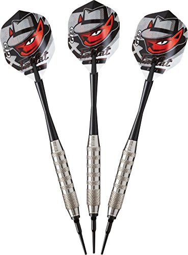 Fat Cat Darts in a Jar: Soft Tip Darts with Storage/Travel Container, 17 Grams (Pack of 21)