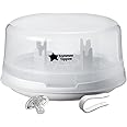 Tommee Tippee Microsteri Microwave Steam Sterilizer for Baby Bottles and Accessories, Kills Viruses* and 99.9% of Bacteria, 4