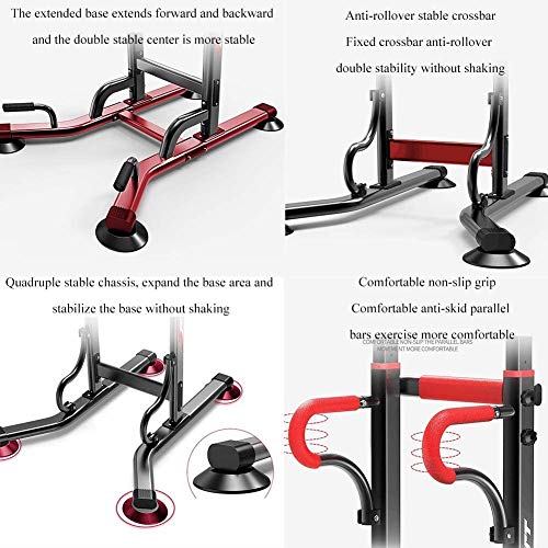 CHENNAO-Power-Tower-Heavy-Duty-Gym-Power-Multi-Function-Dip-Stand-Pull-up-Chin-Up-Home-Strength-Training-Tower-Home-Indoor-Pull-ups-Multifunctional-Single-Parallel-Bars-Sports-Home-Fitness-Equipment