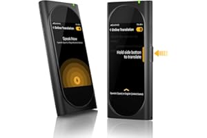 Langogo Genesis Portable Language Translator Device, 100+ Languages Pocket Translator, Real-time Voice Translator with Offlin