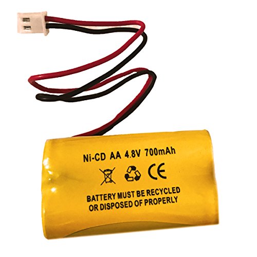 4.8v 700MAH Battery for Exit Sign Emergency Light BL93NC487 BL93NC484 BL93NC485 4.8v 500mah 4.8v 800mah NiCd NiCad Battery Ni Cd White Connector (5 Pack)