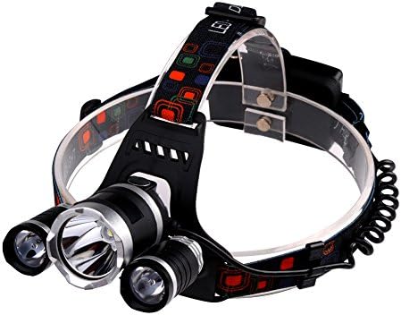Ultra Bright Waterproof Rechargeable Headlamp, Outdoor Led headlamp For Hiking Camping Riding Fishing Hunting