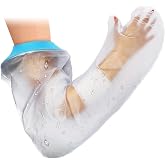 Asunby Cast Covers for Shower Arm Adult Waterproof,Reusable Full Cast Protector for Bandage,Hand,Wrist,Elbow,Soft Comfortable Showering Sleeve Bag to Keep Wounds Dry,After Surgery Gifts(Extra Long)